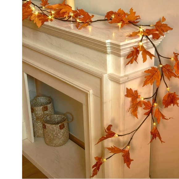 Other - Autumn Leaf String Lights - Orange